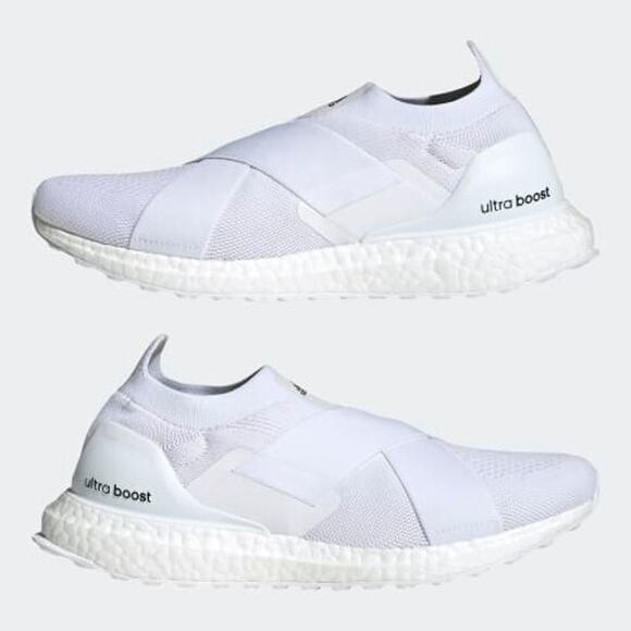 Adidas Women's Ultraboost Slip On DNA Running Shoes White Black Size 5.5 B - Picture 1 of 11